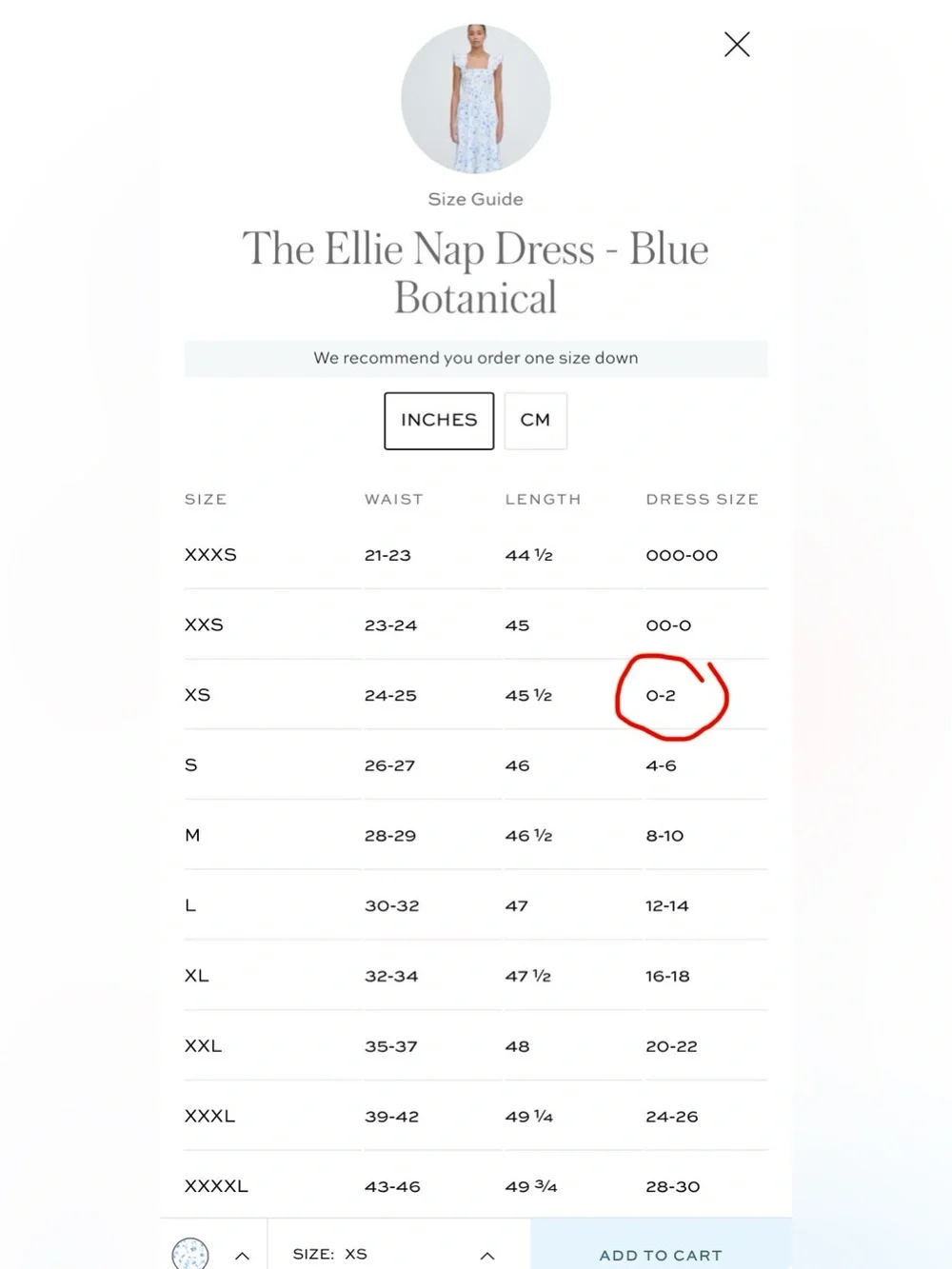 HILL HOUSE •• The Ellie Nap Dress •• In Blue Botanical Size XS - Picture 10 of 10